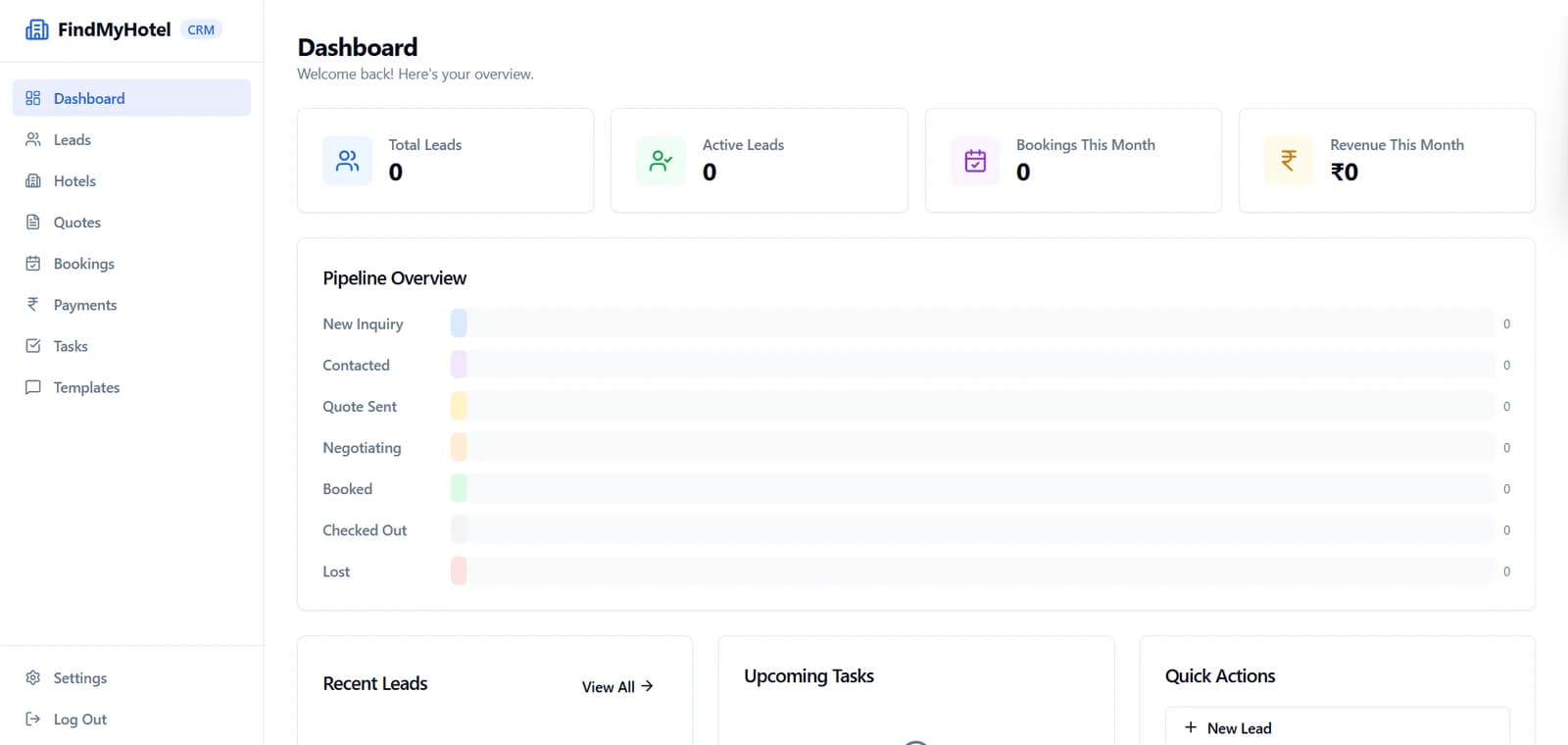 FindMyHotel CRM, a Digiocular project