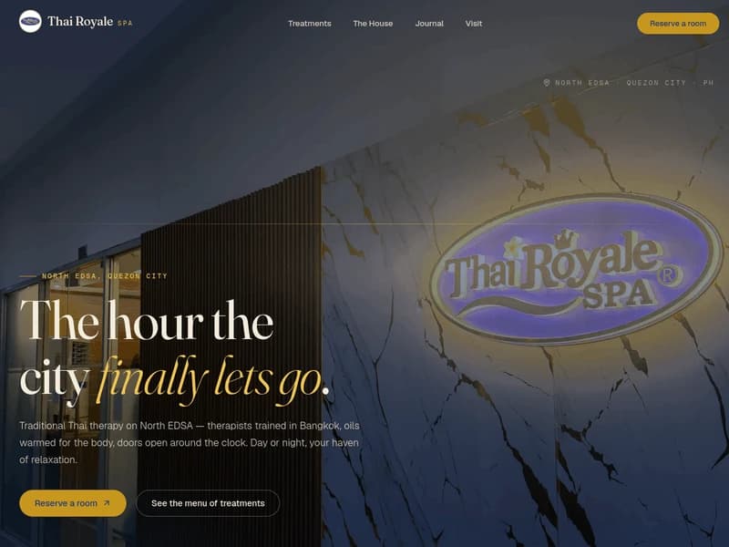 Thai Royale Spa, a Digiocular project